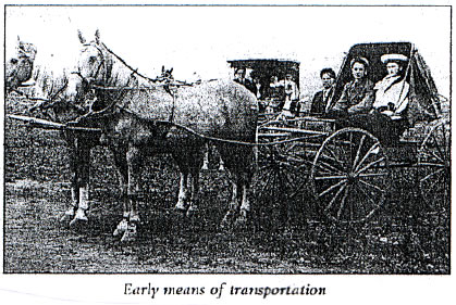 Early Means of Transportation